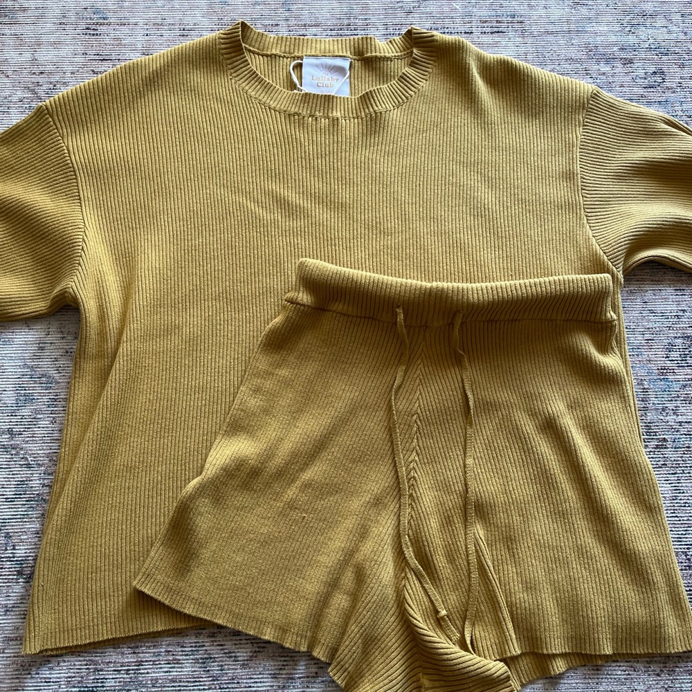 The Lullaby Club Knit Lounge Set S/M NWT